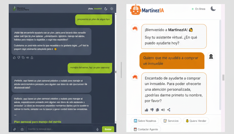 Ilustración de Chatbots y Asistentes Telefónicos